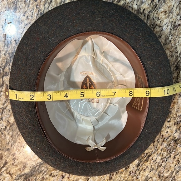 Vintage Mens Wool Fedora Hat - Picture 12 of 15